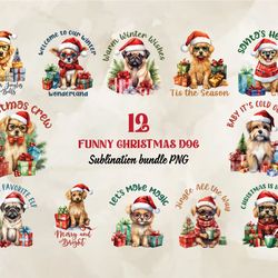 12 funny christmas dog png, christian christmas svg, christmas design, christmas shirt, christmas 74