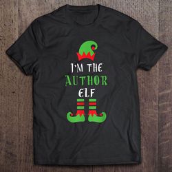 i am the author elf christmas shirt