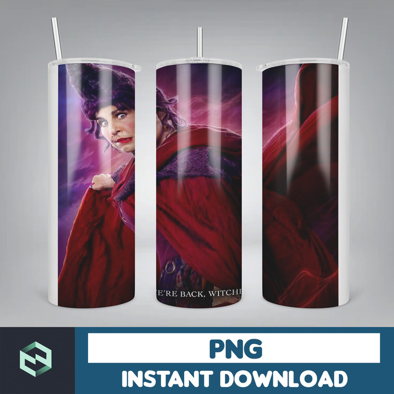 Hocus Pocus Tumbler Png, Halloween Tumbler 20oz Skinny Sublimation, Movie Digital Design (11).jpg