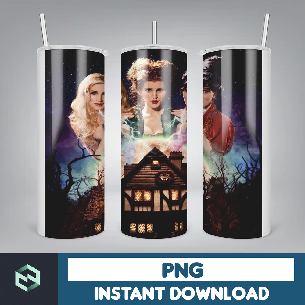 Hocus Pocus Tumbler Png, Halloween Tumbler 20oz Skinny Sublimation, Movie Digital Design (15).jpg