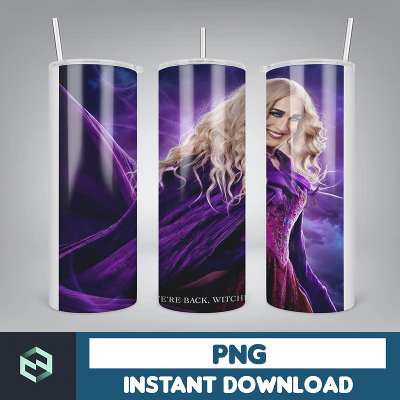 Hocus Pocus Tumbler Png, Halloween Tumbler 20oz Skinny Sublimation, Movie Digital Design (9).jpg