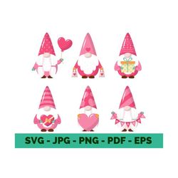 gnomes clipart cute gnomes bundle clipart love clipart san valentines gnome bundle