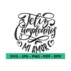 feliz cumpleaños svg feliz aniversario happy birthday svg file for cricut diy cake topper happy birthday party decor hbd spanish cricut file