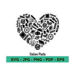 italian food svg spaghetti svg pasta svg italian food clipart pasta clipart pasta digital set noodle, macaroni, italian food svg cricut file