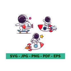 cute astronaut svg astronaut rocket svg astronaut on rocket svg kid astronaut svg cosmonaut svg space svg