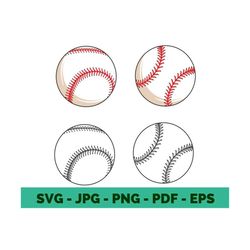 baseball clipart baseball stitches bundle baseball ball softball ball svg baseball threads png,vector cricut silhouette digital