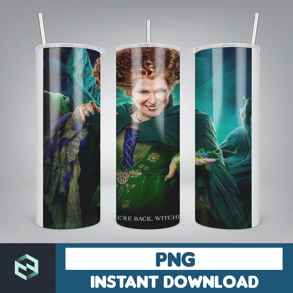 Hocus Pocus Tumbler Png, Halloween Tumbler 20oz Skinny Sublimation, Movie Digital Design (10).jpg
