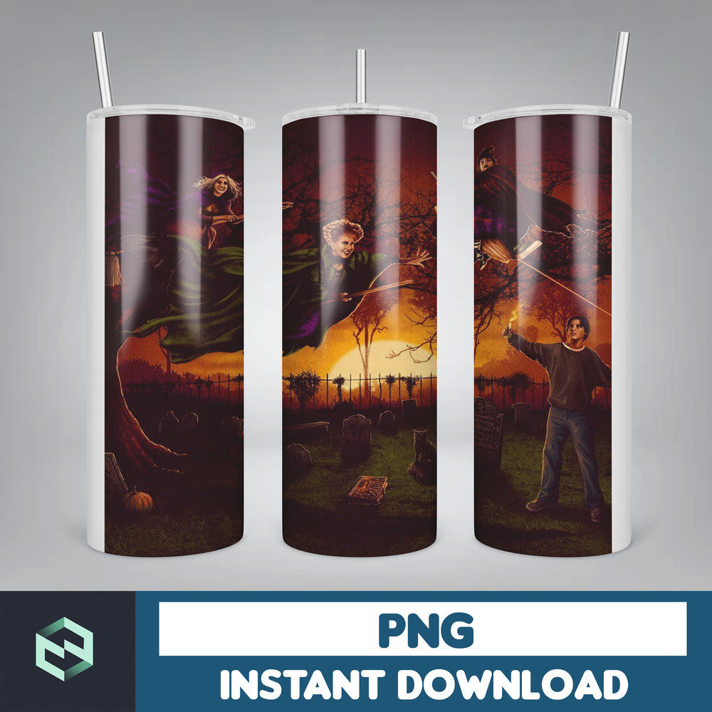 Hocus Pocus Tumbler Png, Halloween Tumbler 20oz Skinny Sublimation, Movie Digital Design (17).jpg