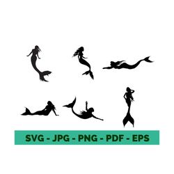 mermaid svg mermaids svg the mermaid svg mermaid love mermaides mermaid silhouette cricut file clipart