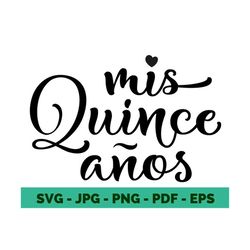 quinceaños svg quinceañera svg  clipart quinceanera mis xv años svg mis quince, png file mis 15 cricut file