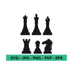 chess svg chess game svg chess players king chess svg chess pieces svg png bundle cricut files
