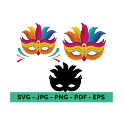 mardi gras svg bundle, mardi gras clipart, carnival mask silhouette, mask svg, carnival svg, festival svg, mardi gras carnival svg