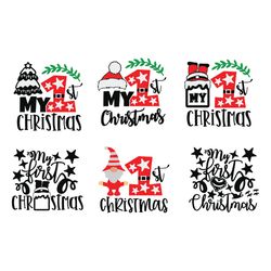 santa bundle christmas svg, ornament svg, christmas ornament svg, merry christmas svg digital download