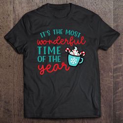 its the most wonderful time of the year christmas tree cake tshirt