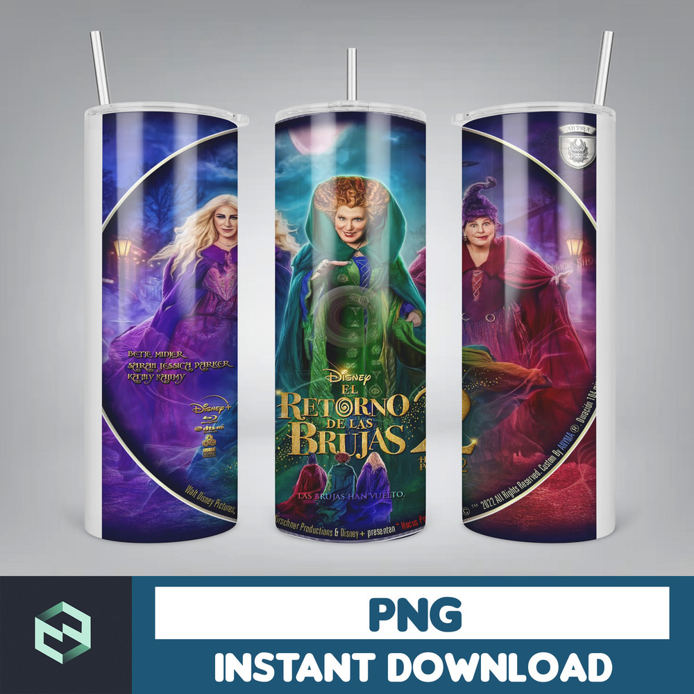 Hocus Pocus Tumbler Png, Halloween Tumbler 20oz Skinny Sublimation, Movie Digital Design (20).jpg