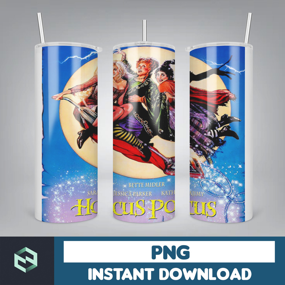 Hocus Pocus Tumbler Png, Halloween Tumbler 20oz Skinny Sublimation, Movie Digital Design (4).jpg