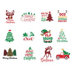 Elf Bundle Christmas Svg, Ornament SVG, Christmas Ornament Svg, Merry Christmas Svg Digital Download