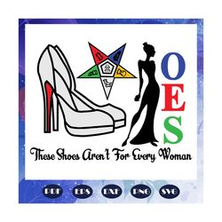 oes shoes order of the eastern star svg, oes svg, oes shoes svg, oes pattern, files for silhouette, files for cricut, sv