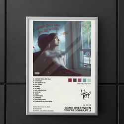 lil peep lil peep poster lil peep album poster come over when you are sober p2 album poster wall art.jpg