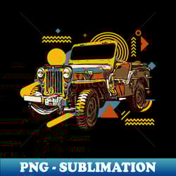 jeep adventure - artistic sublimation digital file - unleash your creativity