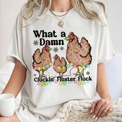christmas chicken hirt, funny christmas, womens holiday shirt, christmas gifts, chick