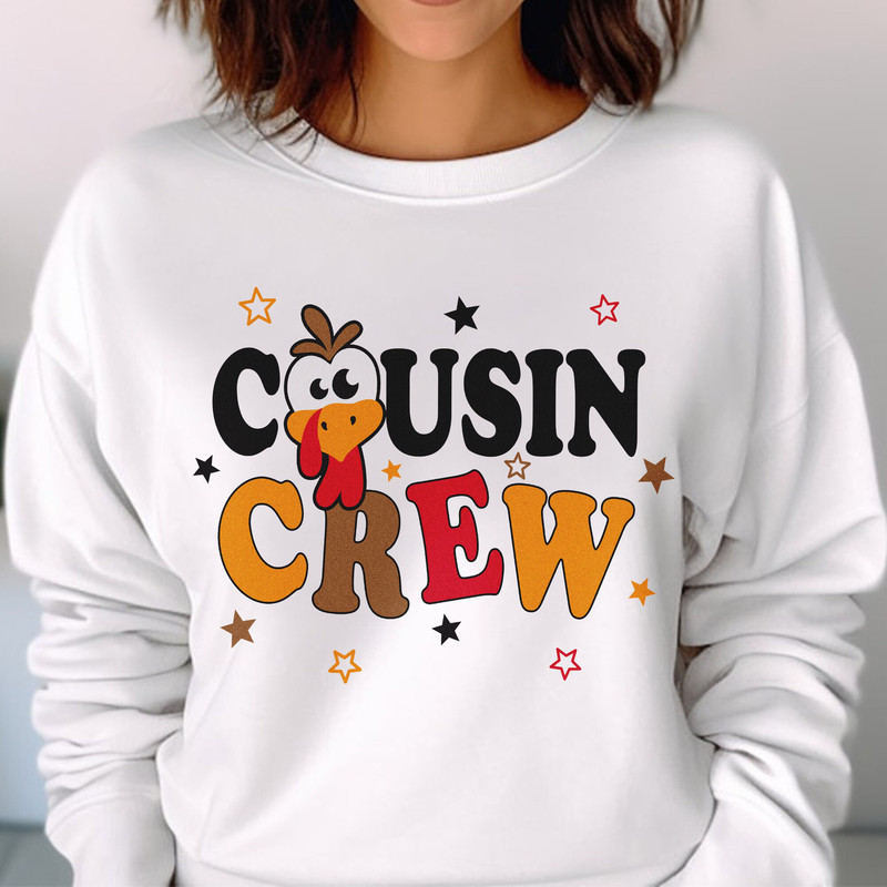 Cousin Crew Thanksgiving shirt, Family Thanksgiving Shirt, Matching Thanksgiving Shirt, Kids fall Gift Unisex T Shirt Sweatshirt Hoodie 3.jpg