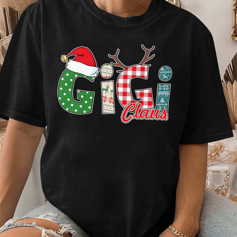 Custom Gigi Claus Sweatshirt, Christmas Grandma Claus Sweatshirt Custom Nana And Grandkids Sweatshirt Gift Unisex T Shirt Sweatshirt Hoodie 2.jpg