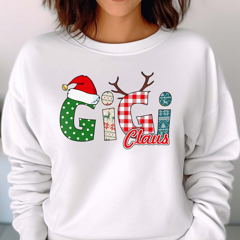 Custom Gigi Claus Sweatshirt, Christmas Grandma Claus Sweatshirt Custom Nana And Grandkids Sweatshirt Gift Unisex T Shirt Sweatshirt Hoodie 3.jpg