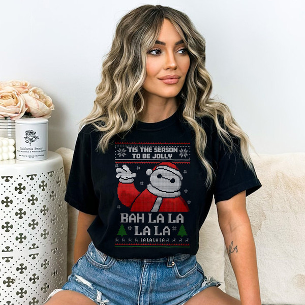 Cute Bah la la la la Baymax Christmas, Baymax Christmas Shirt, Baymax Christmas Christmas Gift  Unisex T Shirt Sweatshirt Hoodie 3.jpg
