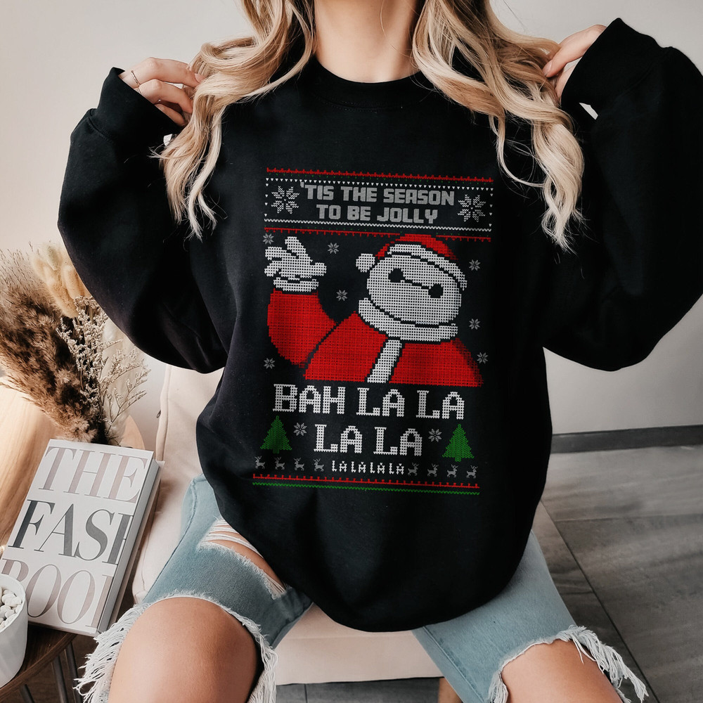 Cute Bah la la la la Baymax Christmas, Baymax Christmas Shirt, Baymax Christmas Christmas Gift Unisex T Shirt Sweatshirt Hoodie 4.jpg