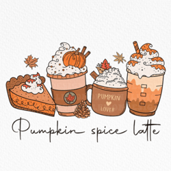 retro fall pumpkin spice latte png ,halloween png, cute halloween, cute halloween svg,funny halloween 65