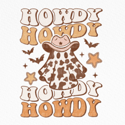 western halloween howdy png ,halloween png, cute halloween, cute halloween svg,funny halloween 75