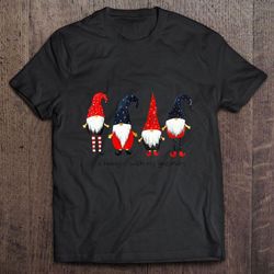 just hangin with my gnomies christmas black2 gift tshirt