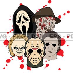 horror character svg, mickey and friends halloween svg,halloween design tshirts, halloween svg png 28