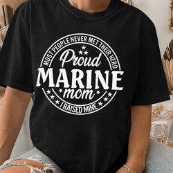 proud marine mom shirt, military mom shirt, cool mom shirt, marine wife, shirt for mom