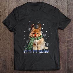 let it snow funny cartoon santa claus cocaine christmas vesion2 tee t-shirt