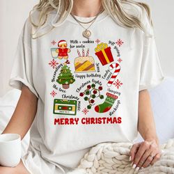 retro christmas toddler tee merry christmas holiday adult, youth, toddler, kids, &