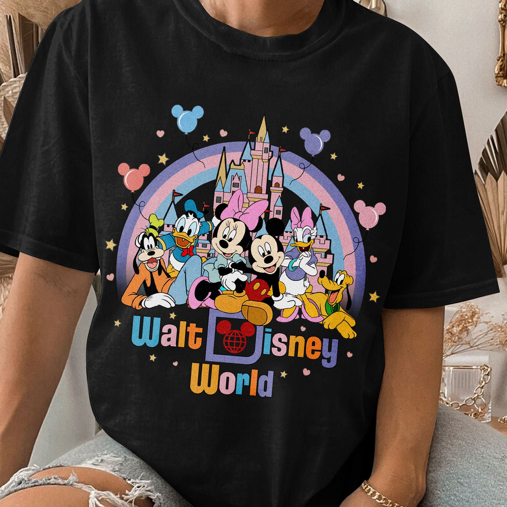 Retro Walt Disney World , Vintage Disneyworld Shirt, Mickey Shirt, Magic Kingdom Shirt, Disney Trip Unisex T Shirt Sweatshirt Hoodie 2.jpg