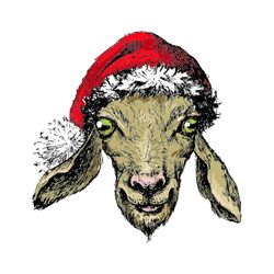 goat merry christmas and happy new year svg, christmas svg, christmas svg files, christmas logo svg, instant download