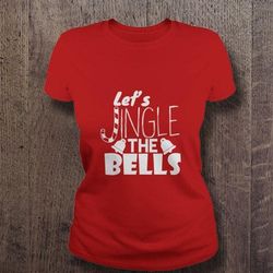 lets get lit christmas lights tshirt