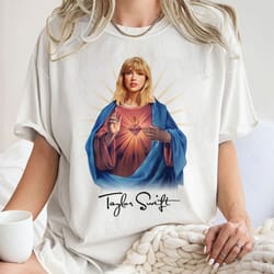 taylor jesus tshirt, eras tour outfit, taylor merch, the eras tour jesus unisex t shi