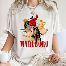 vintage marlboro cowboy wild west shirt, country music, cowboy killer. gift unisex t