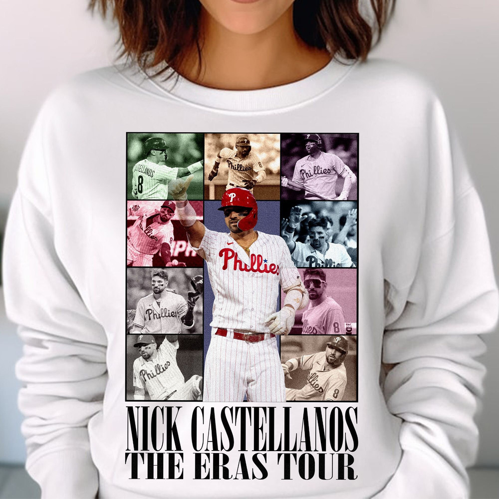 Vintage Phillies, Nick Castellanos The Eras Tour Shirt, Baseball Jersey Fan Gifts Unisex T Shirt Sweatshirt Hoodie 2.jpg