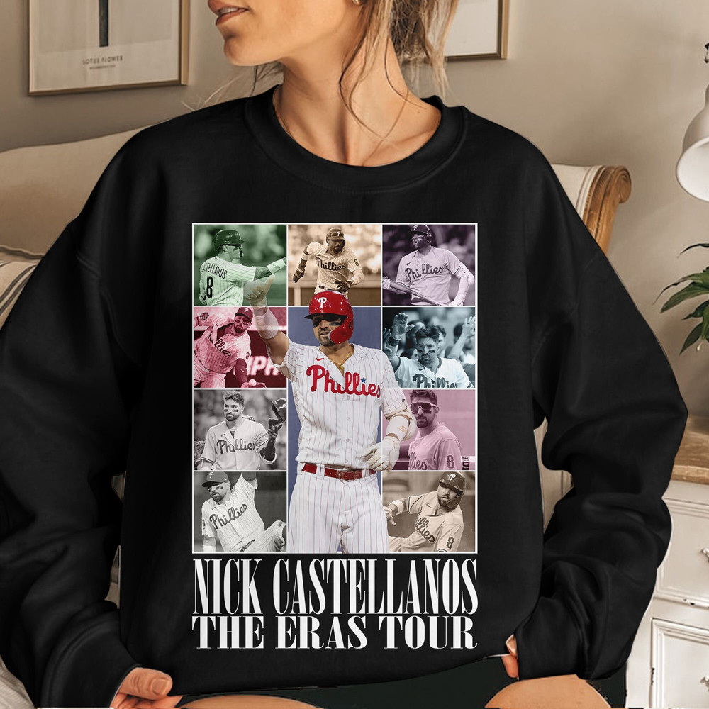 Vintage Phillies, Nick Castellanos The Eras Tour Shirt, Baseball Jersey Fan Gifts Unisex T Shirt Sweatshirt Hoodie 3.jpg