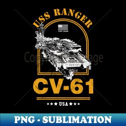 Ranger Aircraft Carrier - PNG Sublimation Digital Download - Create with Confidence