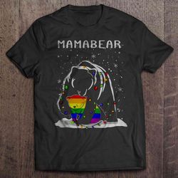 mama claus santa claus christmas tshirt