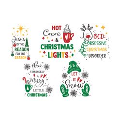 christmas svg bundle, winter svg, snowflake svg, deer svg, santa svg, holiday svg christmas, instant download