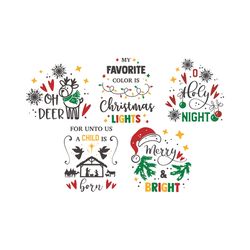 christmas svg bundle, winter svg, snowflake svg, deer svg, santa svg, holiday svg, christmas svg, instant download