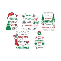 christmas svg bundle, winter svg, snowflake svg, deer svg, santa svg, holiday svg, christmas svg, instant download(1)