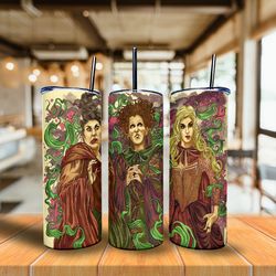hocus focus tumbler wrap, hocus focus png ,halloween tumbler, halloween png 08